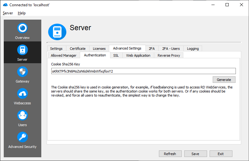 Allowed Manager IP Addresses / Ranges