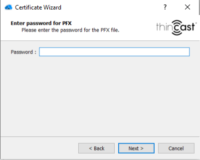 Certificate Wizard