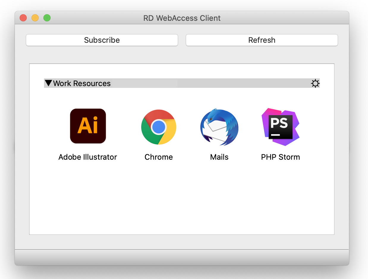 RD WebAccess Client