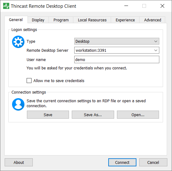 Thincast Remote Desktop Client